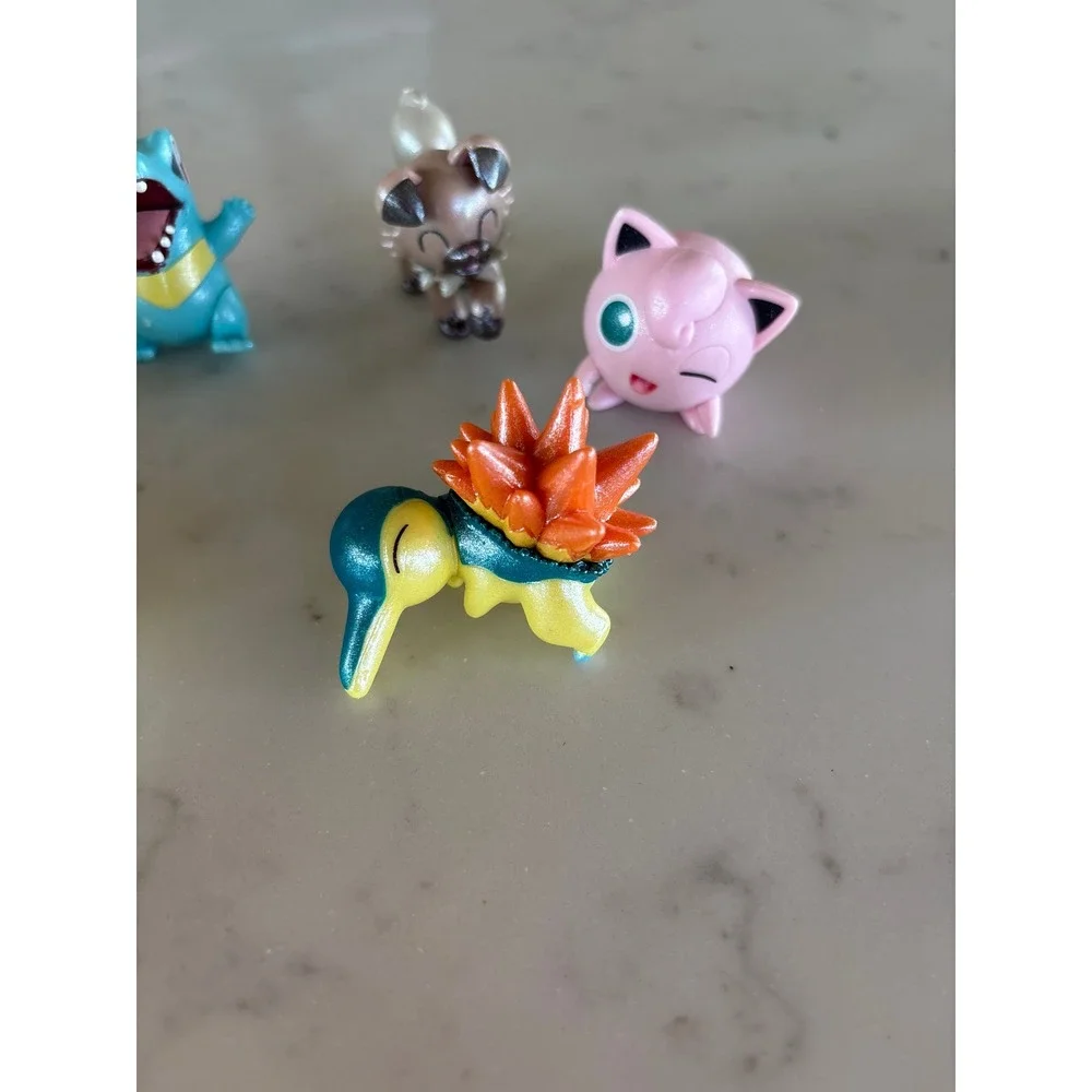 Pokemon Battle Figure Multi Pack Jazwares Pikachu Charmander Eevee 9pc Lot